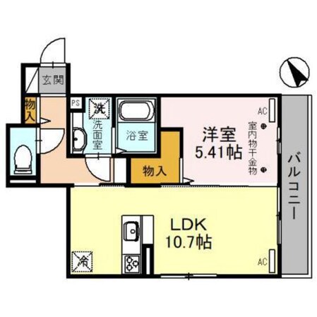 コンフォート上和田の物件間取画像